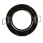 GU10 recessed frame/fixture, round, adjustable lighting angle, Ø82X25 mm, recessed Ø74 mm, brass, V-TAC