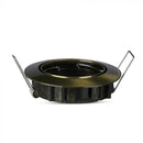 GU10 recessed frame/fixture, round, adjustable lighting angle, Ø82X25 mm, recessed Ø74 mm, brass, V-TAC