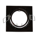 Встраиваемая рамка/светильник GU10, квадратная, регулируемое направление света, 80X80x25 мм, встраив. Ø74 мм, бронза, V-TAC