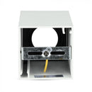 GU10 infälld ram/armatur, IP20, kvadratisk, vit/svart, 74 x 74 x 140 mm, max 35W, V-TAC