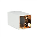 GU10 recessed frame/fixture, IP20, square, white/rose gold, 74 x 74 x 140 mm, max 35W, V-TAC