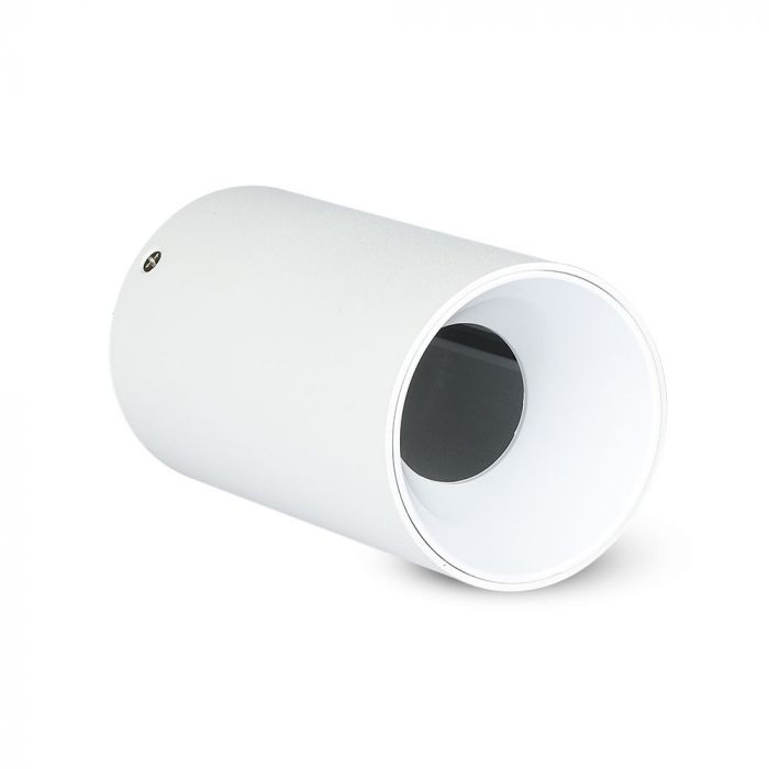 GU10 virsapmetuma karkass/armatūra, IP20, apaļas formas, balts/balts,  Ø80x140mm,  max 35W, V-TAC