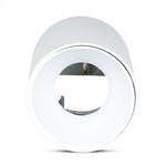 GU10 virsapmetuma karkass/armatūra, IP20, apaļas formas, balts/balts,  Ø80x140mm,  max 35W, V-TAC