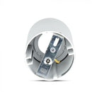 GU10 toppram/armatur, IP20, rund, vit/vit, Ø80x140mm, max 35W, V-TAC