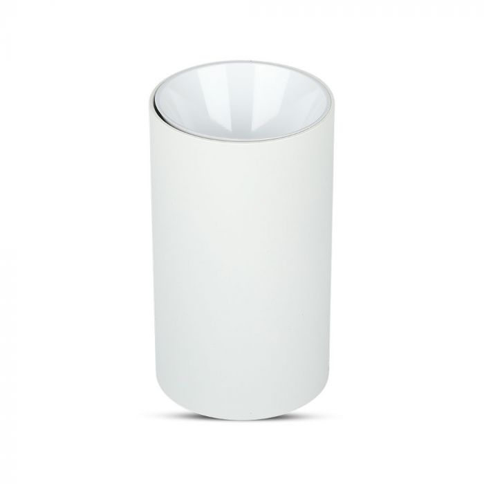 GU10 iebūvējams karkass/armatūra, IP20, apaļas formas, balts/balts, max 35W, V-TAC