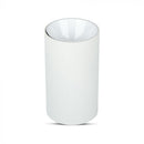 GU10 iebūvējams karkass/armatūra, IP20, apaļas formas, balts/balts, max 35W, V-TAC