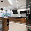 GU10 toppram/armatur, IP20, rund, vit/vit, Ø80x140mm, max 35W, V-TAC