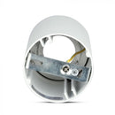 Верхняя рамка/светильник GU10, IP20, круглый, белый/золотой, Ø80x140 мм, макс 35 Вт, V-TAC