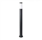 V-TAC uz virsmas montējama gaismekļa karkass, saderīgs ar E27, IP44, 110cm, max60W, melns