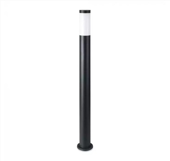 V-TAC uz virsmas montējama gaismekļa karkass, saderīgs ar E27, IP44, 110cm, max60W, melns