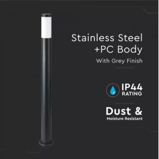 V-TAC utanpåliggande armatur med 1xE27 LED-lampa (glödlampa ingår ej), svart, IP44