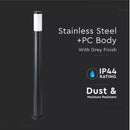 V-TAC utanpåliggande armatur med 1xE27 LED-lampa (glödlampa ingår ej), svart, IP44