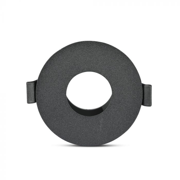 GU10 built-in frame/fixture, IP20, round shape, black/black, max 35W, V-TAC