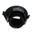 GU10 infälld ram/armatur, rund, justerbar ljusriktning, Ø83X40,7mm, infälld. Ø75mm, svart/svart, V-TAC