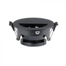 GU10 built-in frame/fixture, IP20, round shape, black/black, max 35W, V-TAC