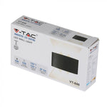 6W(540Lm) LED-frontarmatur, V-TAC, IP54, svart, varmvitt ljus 3000K