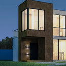 6W(540Lm) LED Facade light, V-TAC, IP54, black, warm white light 3000K