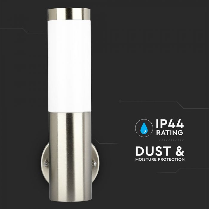 Stativ för fasadlampa för E27-lampa, max 60W, lampan vänd uppåt, IP44, V-TAC