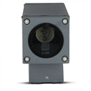 V-TAC Tvåvägs fasadlampram med 2xGU10 LED-lampor (glödlampor ingår ej), mörkgrå, IP44