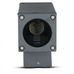 V-TAC Two-way Facade lamp frame with 2xGU10 LED bulbs (bulbs not included), dark grey, IP44