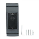 V-TAC Tvåvägs fasadlampram med 2xGU10 LED-lampor (glödlampor ingår ej), mörkgrå, IP44