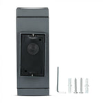 V-TAC Two-way Facade lamp frame with 2xGU10 LED bulbs (bulbs not included), dark grey, IP44