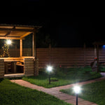 V-TAC dārza laterna ar 1xE27 LED spuldzi (spuldze nav iekļauta), melns, IP44