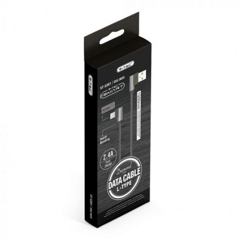 Кабель V-TAC MICRO USB 1 м 2,4 А черный