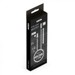 1m 2,4A V-TAC MICRO USB-kabel grå