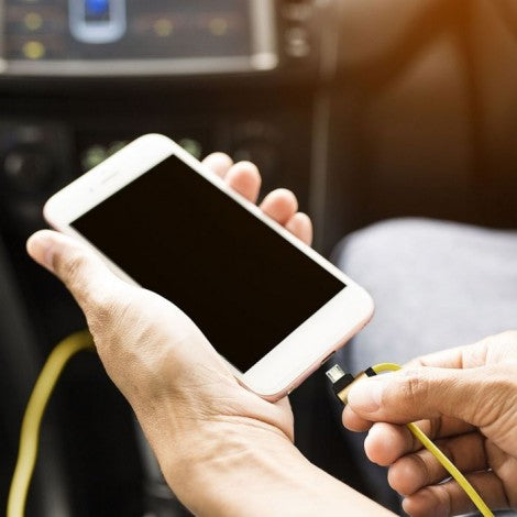 1m 2.4A V-TAC MICRO USB kabelis zelta