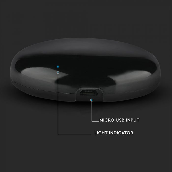 V-TAC WIFI universāla infrasarkanā tālvadības pults, kas ir saderīga ar Amazon Alexa un Google