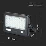10W (1100Lm) LED-valgusti päikesepatareiga Li-ion 18650, 3.7V, 7200mAh, IP65, V-TAC, neutraalne valge valgus 4000K
