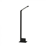 7W(750Lm) LED gaismeklis, melns, IP54, V-TAC, neitrāli balta gaisma 4000K