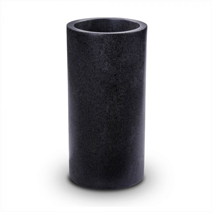 35W GU10 LED V-TAC betona Sienas gaismeklis, tumši pelēks, apaļš, IP20