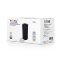 Светодиодные настенные светильники V-TAC GU10 для бетона, темно-серый, круглые, IP20, MAX 35W