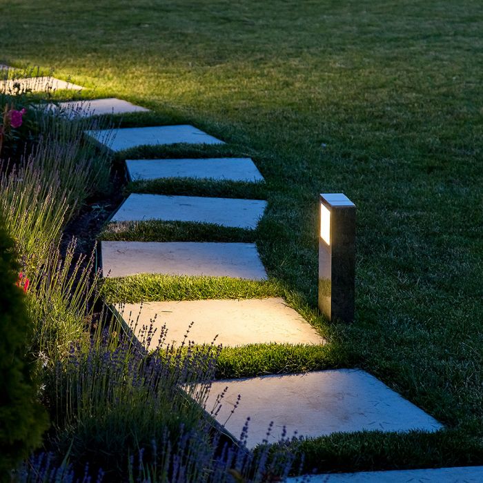 SALE_12W(720Lm) светодиодный садовый светильник, бетон, темно-серый, V-TAC, IP65, теплый белый свет 3000K