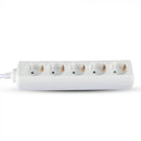 3m Pagarinātājs-sadalītājs 5 ligzdas IP20 16A 250V 3680W, V-TAC