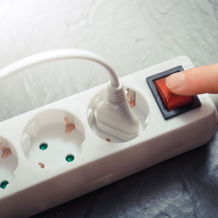 5m Förlängningsuttag delare 4 uttag med strömbrytare IP20 16A 250V 3680W, V-TAC