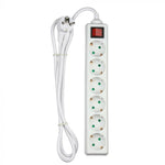 1,5m pikendusjaotur 6 pistikupesa koos lülitiga IP20 16A 250V 3680W, V-TAC