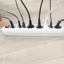 1,5 м Разделитель розеток 8 розеток с выключателем IP20 16A 250V 3680W, V-TAC