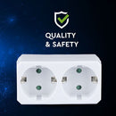 Адаптер 2x16A, IP20, 2300 Вт, AC:250V, V-TAC