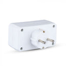 Адаптер 2x16A, IP20, 2300 Вт, AC:250V, V-TAC