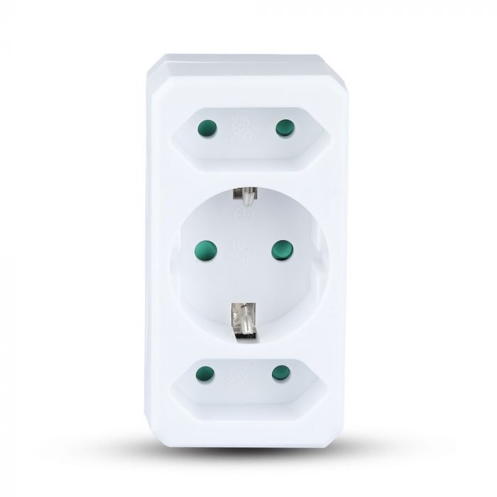 Adapteris 16A 250V 3680W, V-TAC
