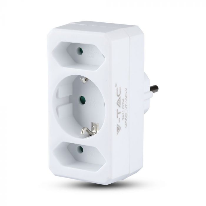 Adapteris 16A 250V 3680W, V-TAC