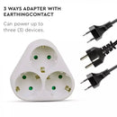 Adapteris 3x16A, IP20, 3680W, AC:250V, V-TAC