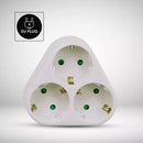 Adapteris 3x16A, IP20, 3680W, AC:250V, V-TAC