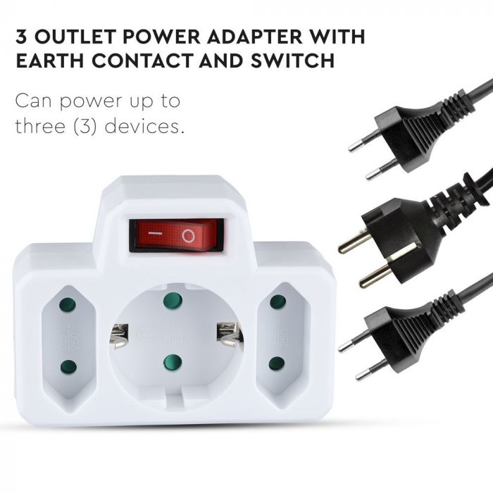 Adapter 16A 250V 3680W, V-TAC