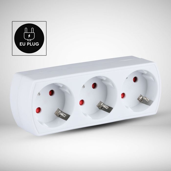 Adapter 3x16A, IP20, 3680W, AC:250V, V-TAC