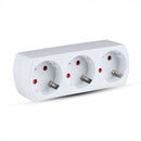 Adapter 3x16A, IP20, 3680W, AC:250V, V-TAC