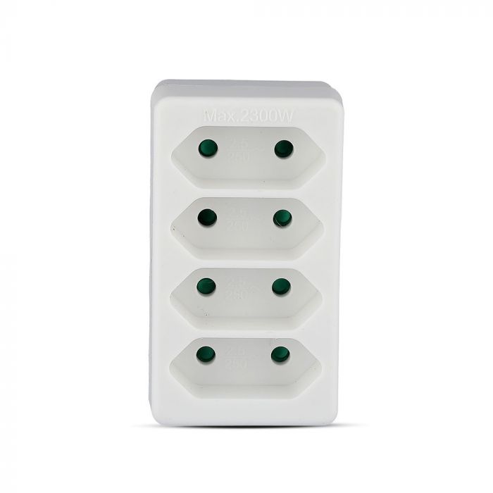 Adapteris 16A/10A, 2300W, AC:230V, IP20, V-TAC